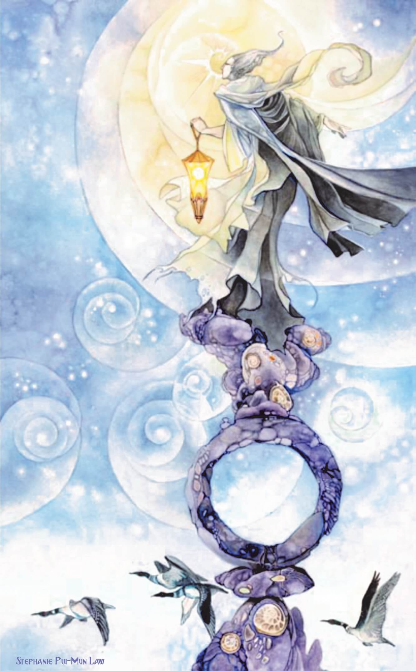 ></p><p>É interessante salientar que <strong>O Eremita</strong> é a última das nove “cartas semente” entre os Arcanos Maiores, concluindo um ciclo. Vejamos então, o desenvolvimento do Louco até aqui:</p><p><strong>O Mago</strong> (o jovem), <strong>O Imperador</strong> (o adulto) e <strong>O Eremita</strong> (o velho)</p><p><strong>A Justiça</strong> (a virgem), <strong>A Papisa</strong> (a mãe) e <strong>A Imperatriz</strong> (a amante)</p><p><strong>O Papa</strong> (a alma), <strong>Os Enamorado</strong>s (a dúvida) e <strong>O Carro</strong> (a decisão)</p><p>Sendo assim, os treze Arcanos seguintes irão brotar dessas nove primeiras cartas.</p><p><strong>O Eremita no Trance:</strong></p><div align=