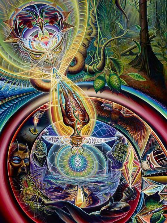 > The Masterplant – Ronald Feghali</p><p>    Desde minha primeira experiência com o<strong> <em>trance</em></strong> e com trabalhos com <strong><em>ayahuasca</em> </strong>em diferentes linhas e doutrinas, tive o privilégio de ter contato com uma série de informações, estudos, cientistas, etnias indígenas, pesquisadores amadores e artistas desse contexto (acadêmico-psicodélico e musical). Portanto, <strong>eu sigo um padrão que já há muito tempo é estudado e veiculado à essas experiências</strong>. Poderia escrever bastante sobre o assunto, mas citarei apenas um exemplo que pode simplificar a questão:</p><p>    Alguns leitores já devem ter ouvido falar do<strong> Livro Tibetano dos Mortos </strong>chamado<strong> <em>Bardo Thodol,</em> </strong>esse livro foi escrito descrevendo os<strong> estágios que a alma passa uma vez ocorrida a morte física.</strong></p><p>    Na década de 60, foi publicado um manual baseado nesse livro chamado<strong> A Experiência Psicodélica </strong>(escrito por Timothy Leary, Ralph Metzner e Richard Alpert, pesquisadores de Harvard que na época estudavam os<strong> efeitos da psilocibina </strong>e do<strong> LSD). </strong></p><h3 style=